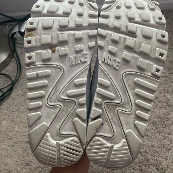 Nike Air Max 90 white running shoes size 9US - Picture 5 of 16